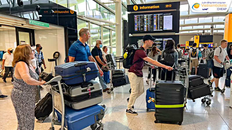 chú ý thông tin hành lý khi bay đến Anh Quốc