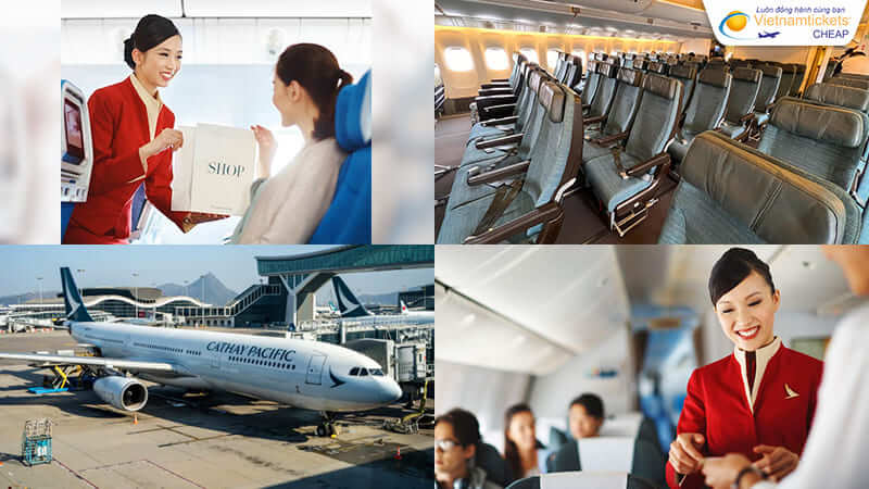bay với vé máy bay đi Canada hãng Cathay Pacific
