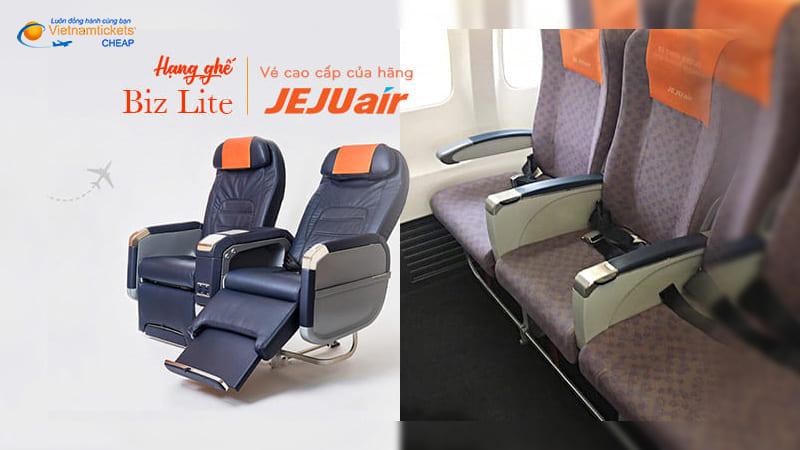 hạng ghế đặc biệt Biz Lite của Jeju Air