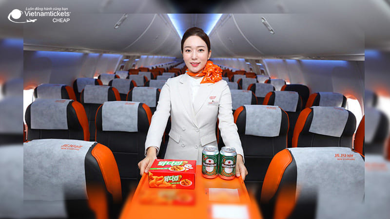 kinh nghiệm đặt vé đi Hàn hãng Jeju Air