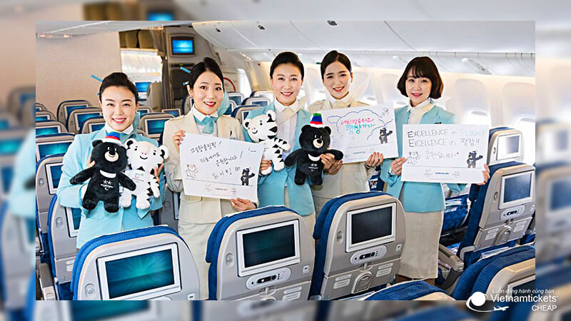 hạng vé chuyến bay Korean Air