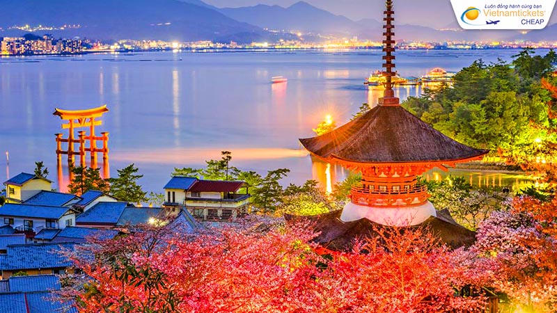 thời điểm nào đặt vé sang Hiroshima giá rẻ?