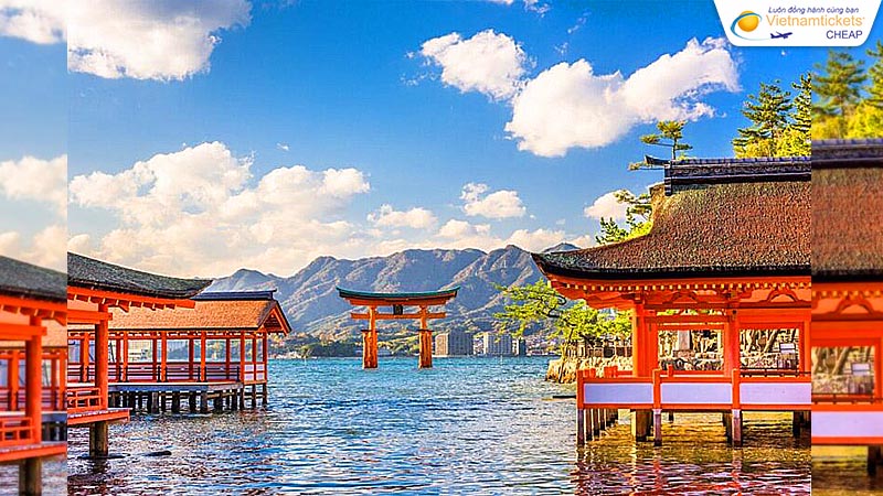 ưu đãi vé máy bay đi Hiroshima siêu rẻ