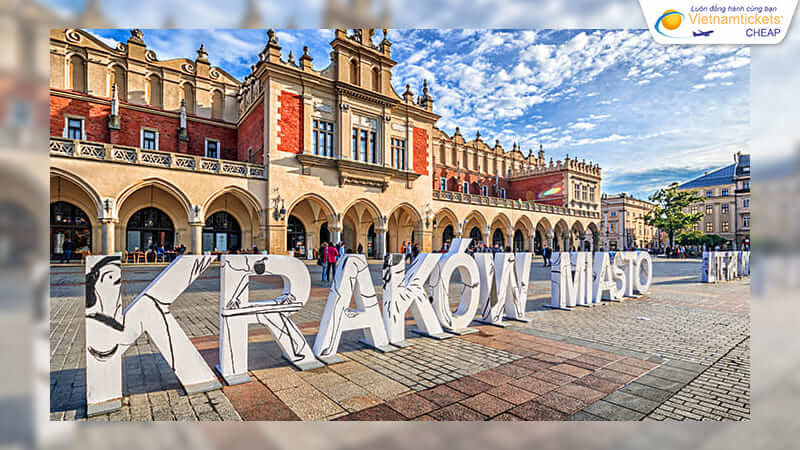 Thông tin chuyến bay đến thành phố Krakow