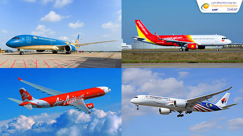hãng hàng không khai thác chuyến bay đến Kuala Lumpur