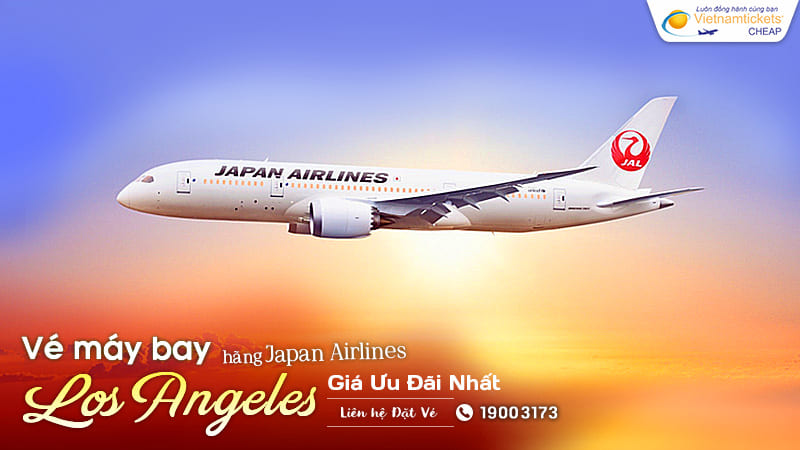 vé máy bay đi Los Angeles hãng Japan Airlines ưu đãi từ 435 USD