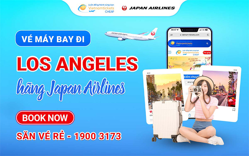 Vé đi Los Angeles hãng Japan Airlines