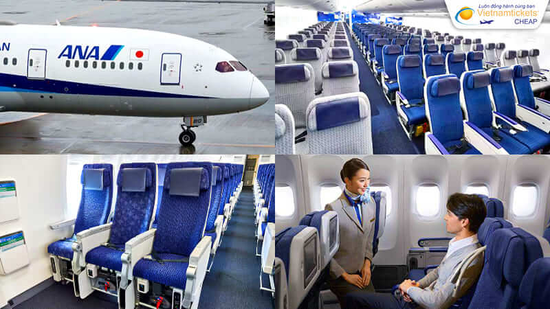 giá vé máy bay đi Mỹ hãng ANA