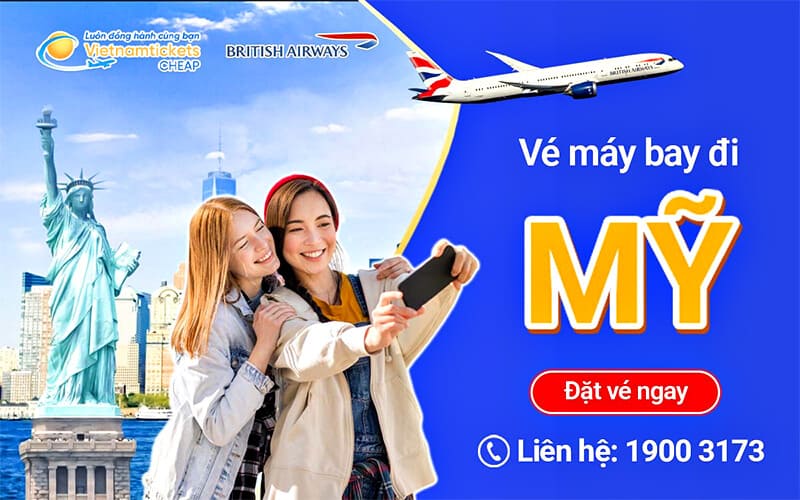 Đi Mỹ hãng British Airways