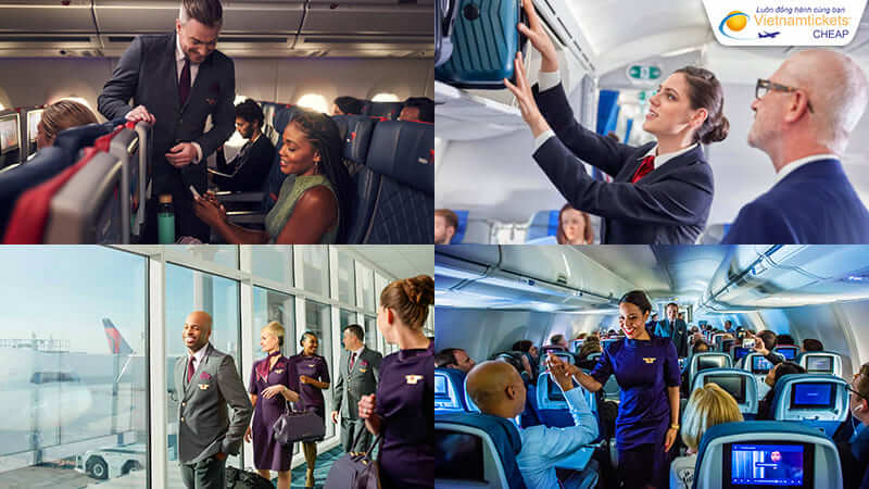 dịch vụ và tiện ích trên chuyến bay của Delta