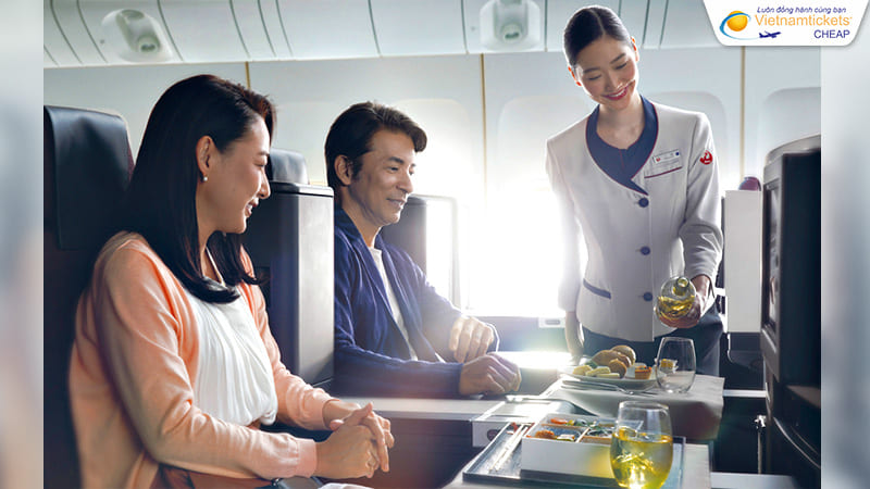 bảng giá vé hãng Japan Airlines chuyến bay đến Mỹ