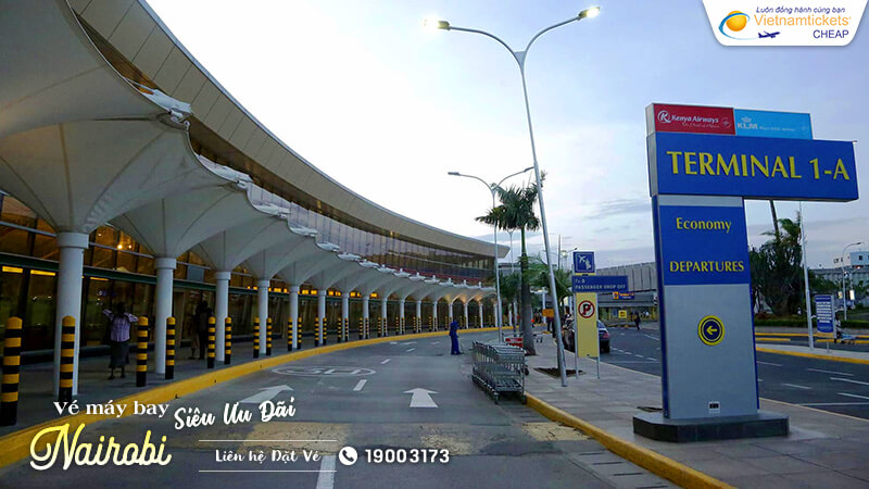 sân bay quốc tế Jomo Kenyatta (NBO) Nairobi