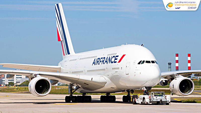 thông tin vé máy bay đi Pháp hãng Air France chi tiết