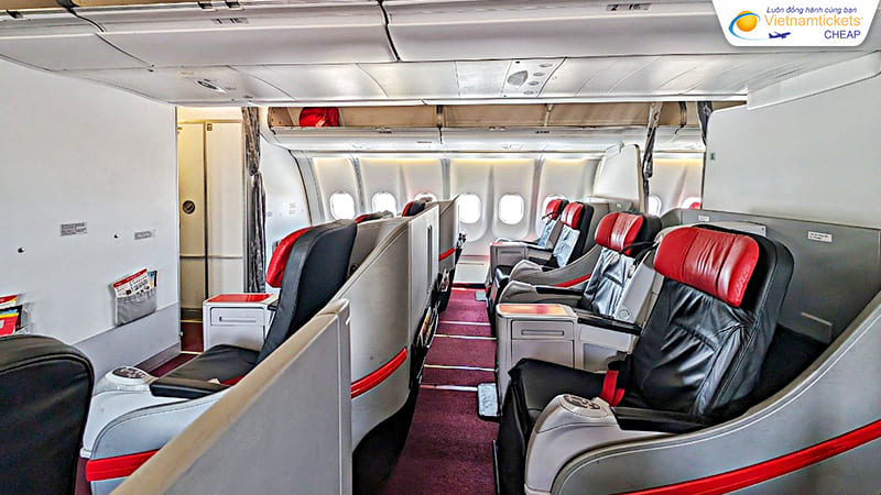 các tiện ích hãng Vietjet Air phục vụ chuyến bay