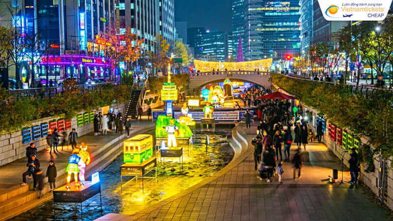 thời điểm mua vé máy bay đi Seoul Vietjet giá rẻ