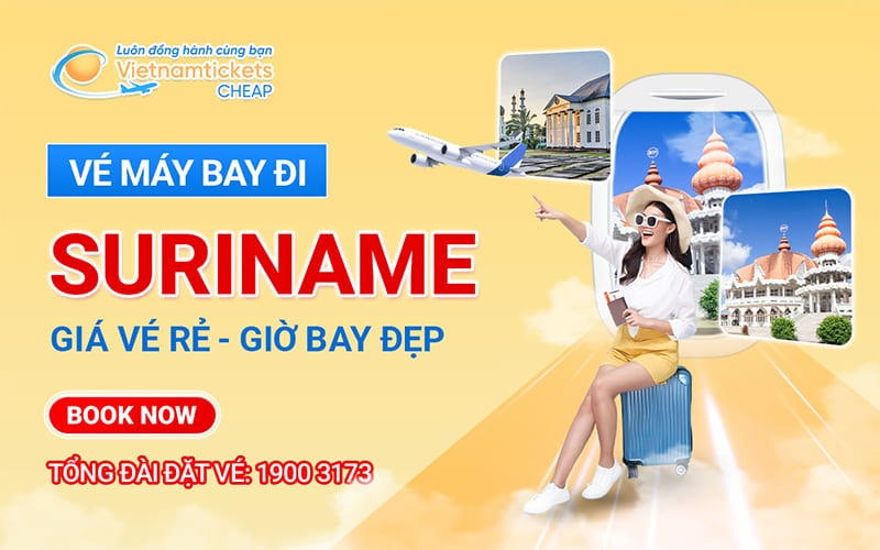 hạ cánh Nam Mỹ Bay đến Suriname giá rẻ