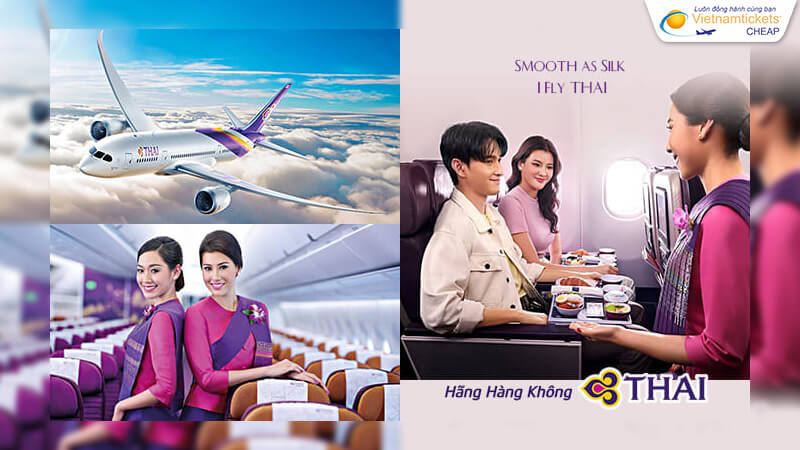 đặt vé đi Thái giá tốt hãng Thai Airways