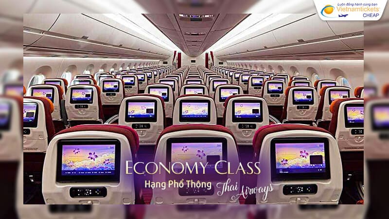 hạng vé phổ thông vé máy bay đi Thái hãng Thai Airways