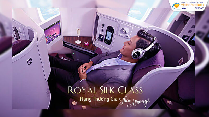 hạng vé Thương Gia hãng Thai Airways