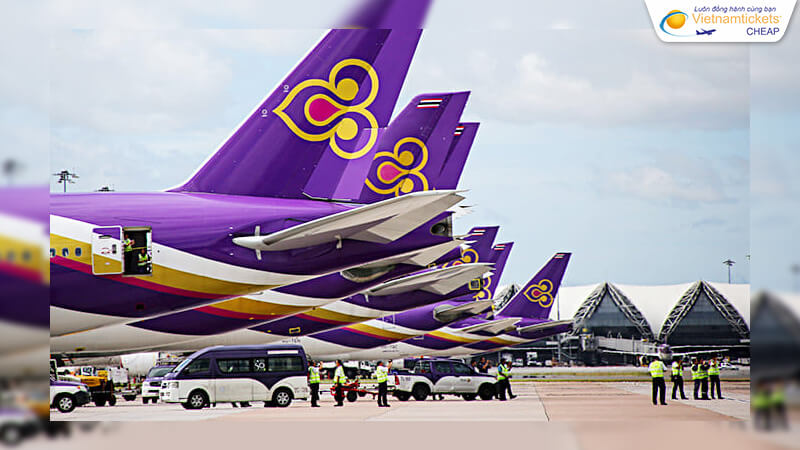 Thai Airways - hãng bay xứ sở chùa vàng