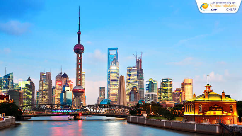 mạng lưới bay EVA Air đi Trung Quốc từ Việt Nam