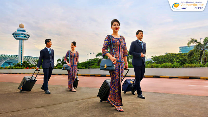 check-in vé máy bay đi Úc hãng Singapore Airlines