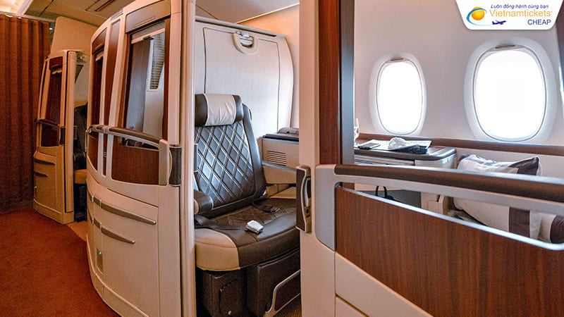 vé hạng Nhất Singapore Airlines