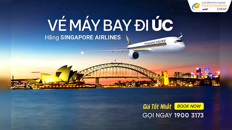 Đi Úc hãng Singapore Airlines