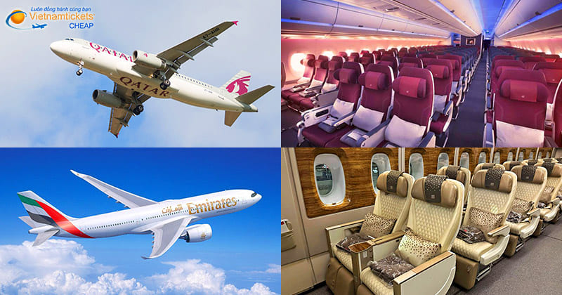 qatar airways và emirates phục vụ bay đến washington dc