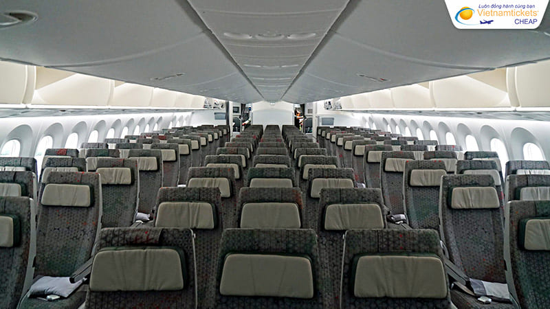 hạng phổ thông Eva Air chuyến bay đi Canada