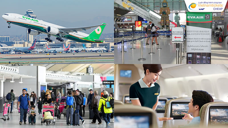 vé máy bay Eva Air đi Canada từ Đà Nẵng