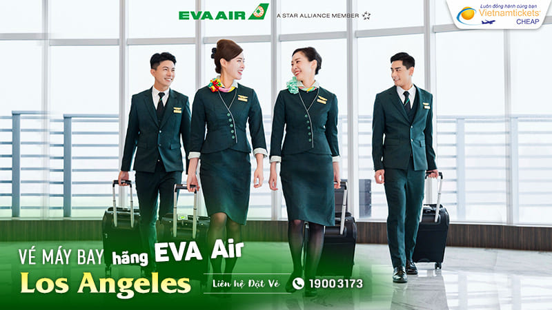 giá vé EVA đi Los Angeles bao nhiêu tiền?