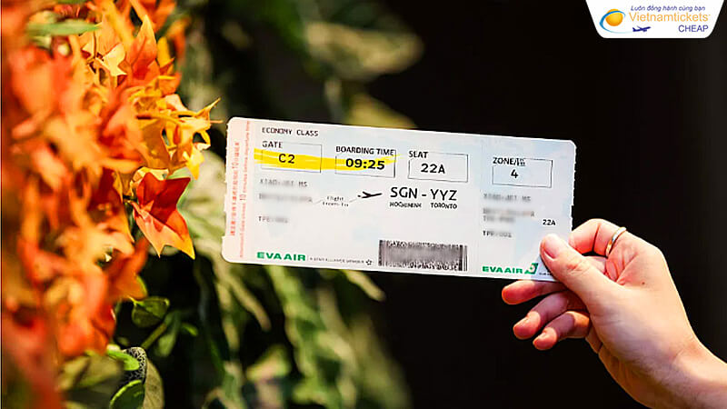phí đổi vé máy bay hãng Eva Air