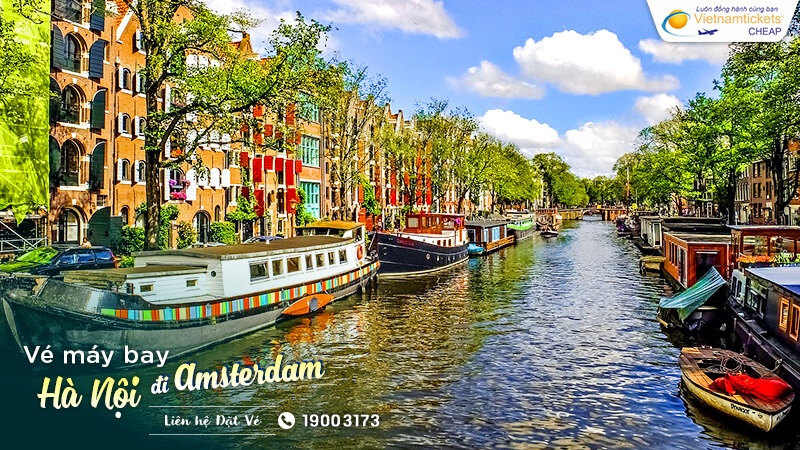 giá vé máy bay Hà Nội Amsterdam siêu ưu đãi