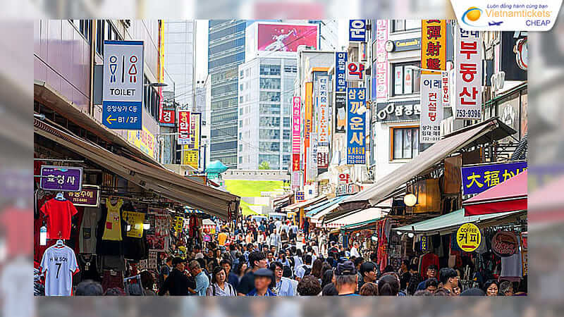 điểm tham quan tại seoul - chợ Namdaemun