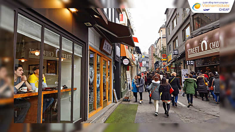điểm tham quan tại seoul - phố Itaewon