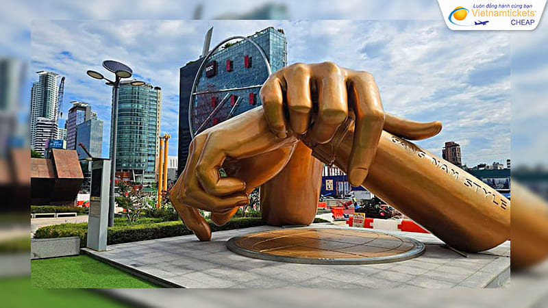 săn vé máy bay sài gòn seoul giá rẻ đến gangnam