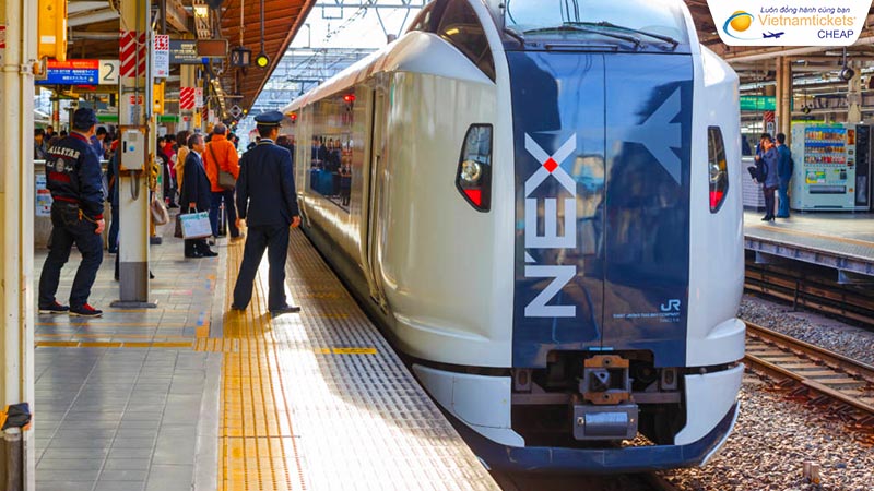 tàu cao tốc sân bay Narita Tokyo Nhật Bản