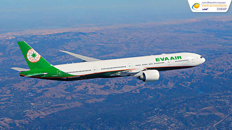 trải nghiệm vé máy bay từ Mỹ về Việt Nam hãng Eva Air giá tốt