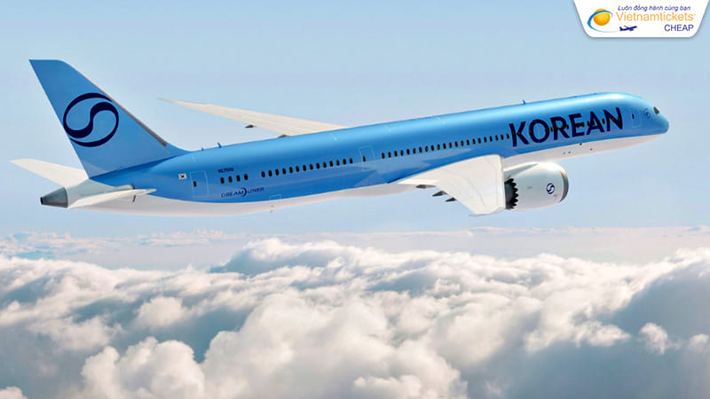 đặt vé máy bay từ Mỹ về Việt Nam hãng Korean Air ưu đãi
