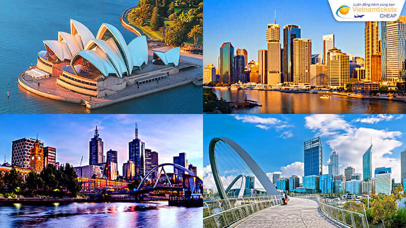 bảng giá vé Vietjet đi Úc ưu đãi cập nhật mới nhất