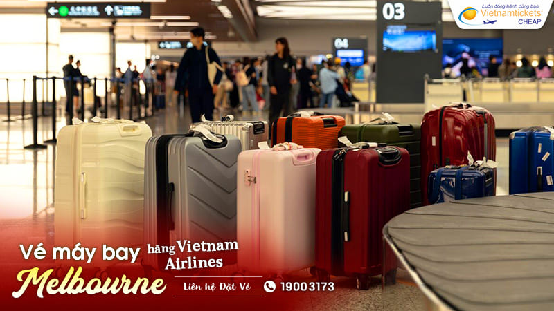 quy định hành lý chặng bay đi Melbourne