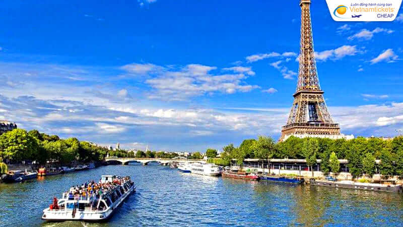 vé máy bay Vietnam Airlines đi Pháp từ TP.HCM