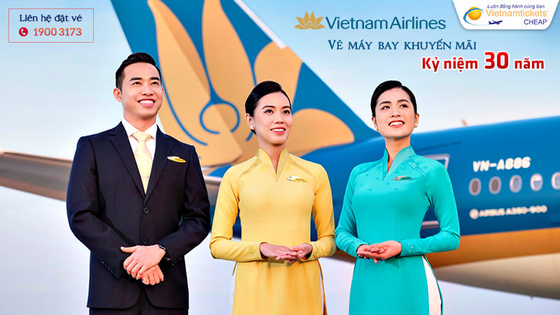 ưu đãi lớn mỗi ngày vé hãng Vietnam Airlines tại Vietnam Tickets
