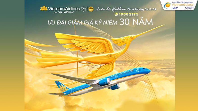 Vietnam Airlines siêu ưu đãi chặng quốc tế