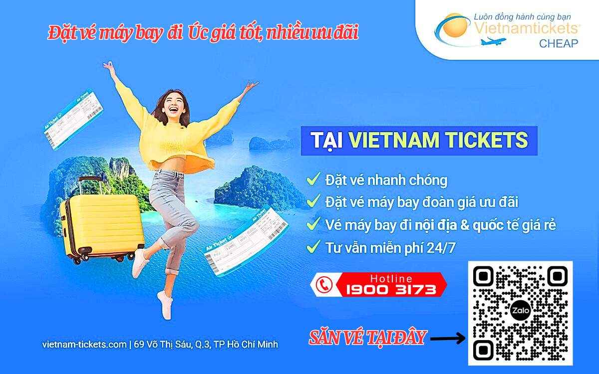Đặt vé máy bay đi Úc bay nhanh chóng