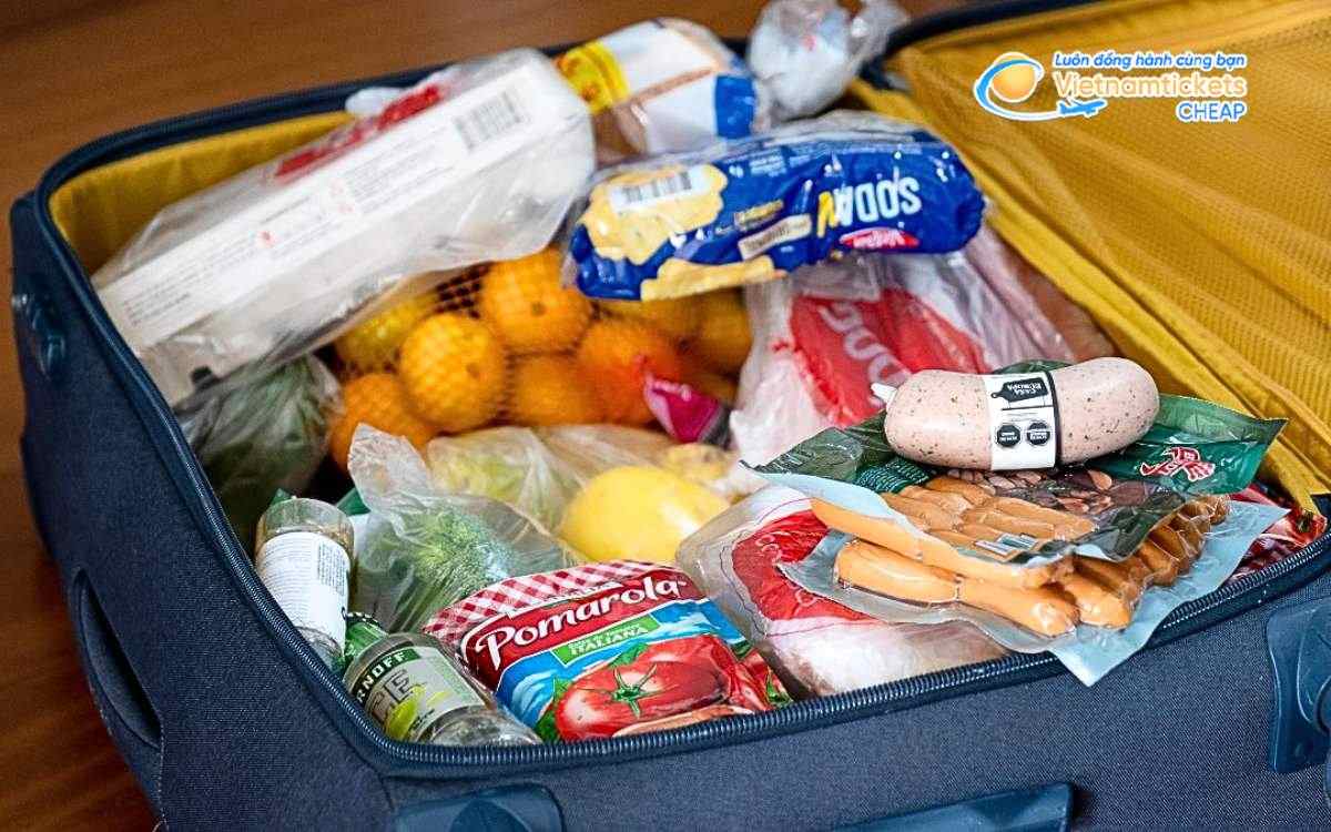 Giải đáp bay đi Úc có được mang đồ ăn không?