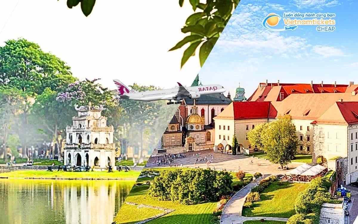 Chuyến bay từ Việt Nam sang Ba Lan mất bao lâu?