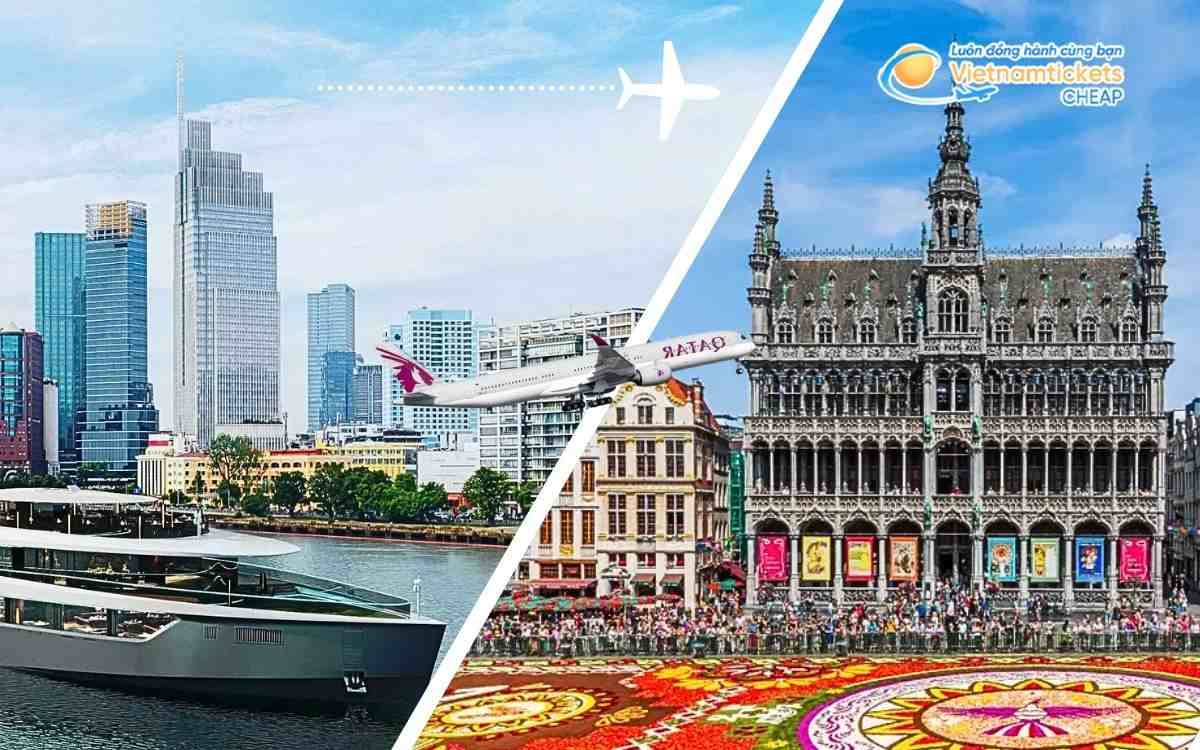 Chuyến bay từ Việt Nam sang Bỉ mất bao lâu?