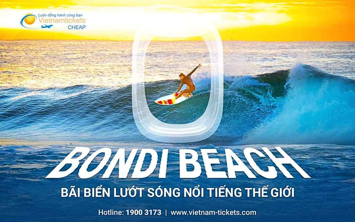 Bondi Beach - Bãi biển lướt sóng nổi tiếng thế giới